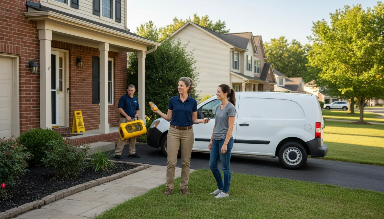 Residential water damage restoration in Arco, ID